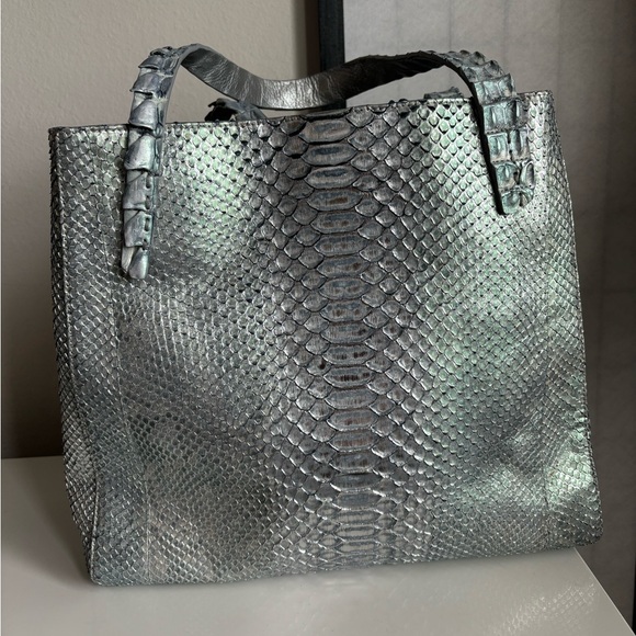 Silvano Biagini Authentic Real Python/crocodile Leather Handbag | Made in Italy - Picture 13 of 13